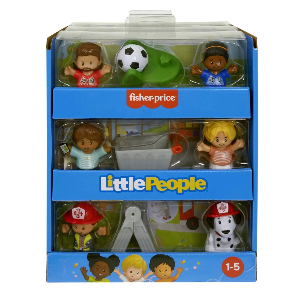 Fisher-Price Little People Figures & Accessories Set Collection, 3 Pieces Each, Toddler Toys