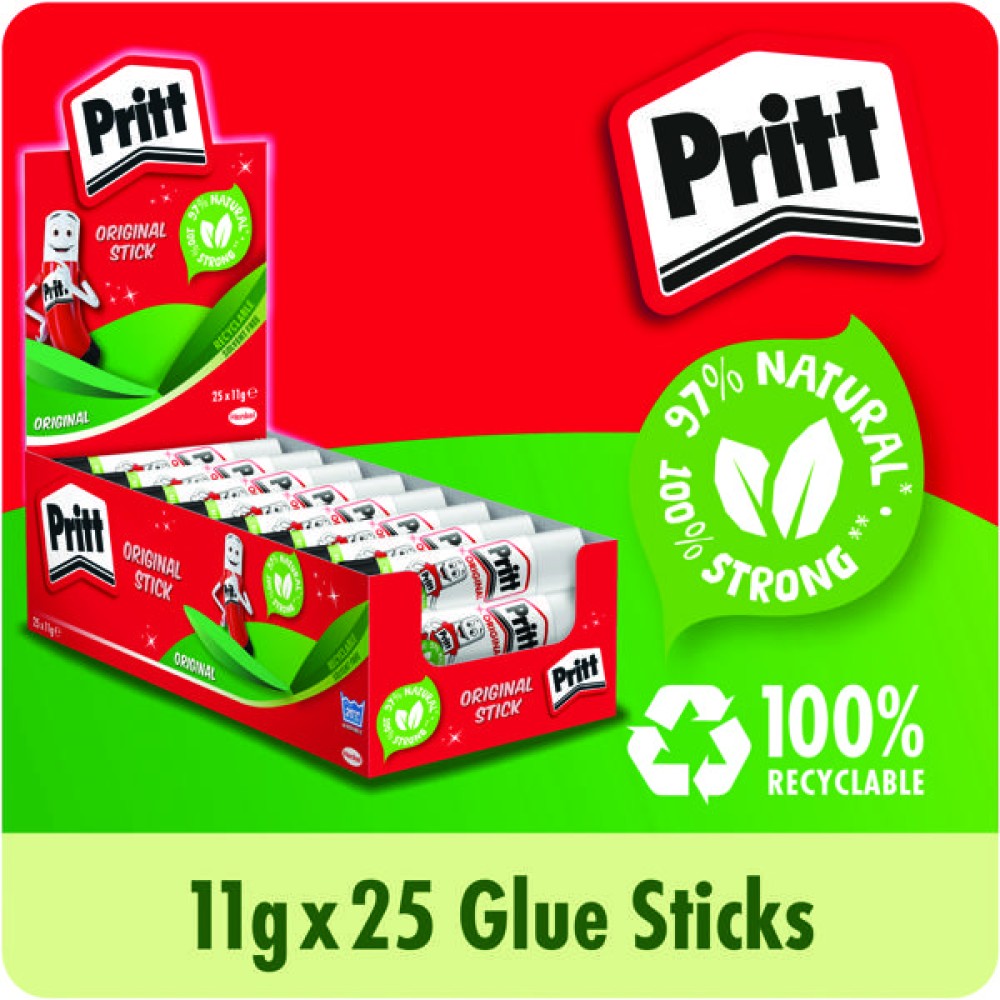 Pritt Stick Glue Stick 11g (25 Pack)