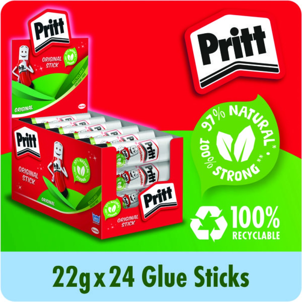 Pritt Stick Glue Stick 22g (24 Pack)