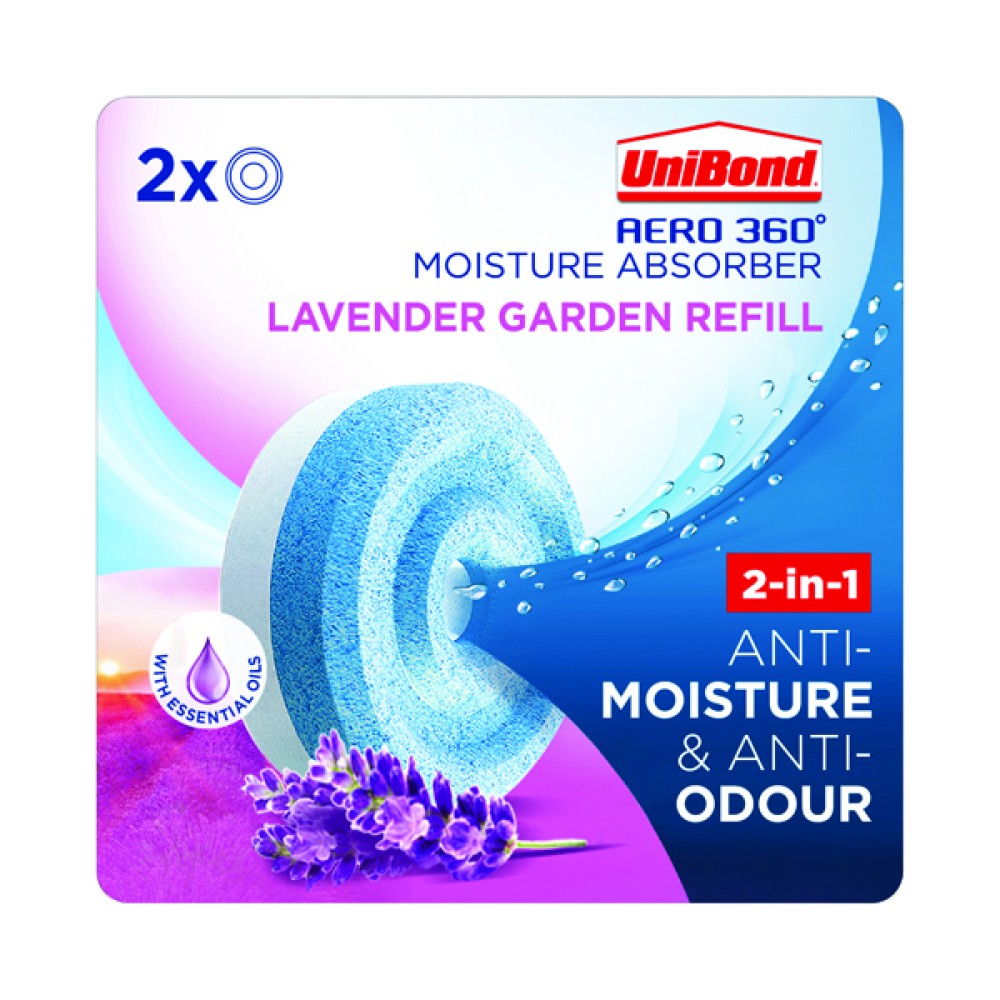 Unibond Aero 360 Lavender Garden Refills (2 Pack) 2631291