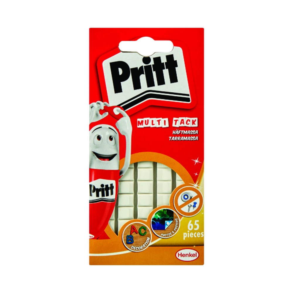 Pritt Multi Tack Squares White 65 Squares (24 Pack) 1444963