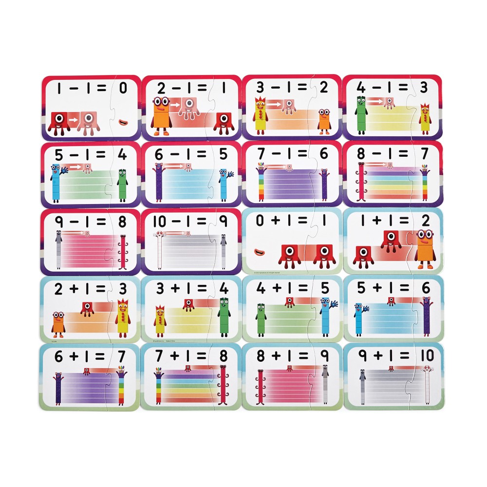 Numberblocks Adding & Subtracting Puzzle Set – Learn Basic Maths with Fun Puzzles