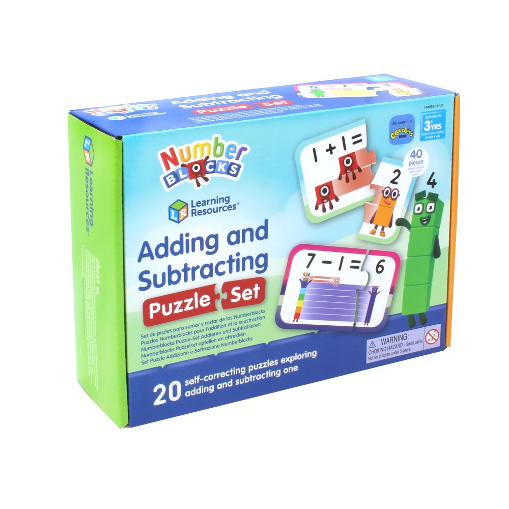 Numberblocks Adding & Subtracting Puzzle Set – Learn Basic Maths with Fun Puzzles