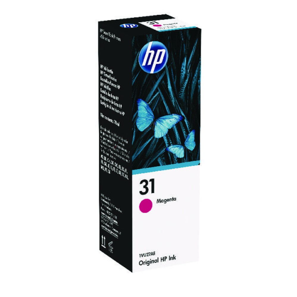 HP 31 70ml Magenta Ink Bottle 1VU27AE