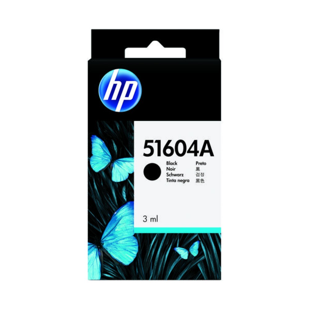 HP Black Inkjet Cartridge 51604A