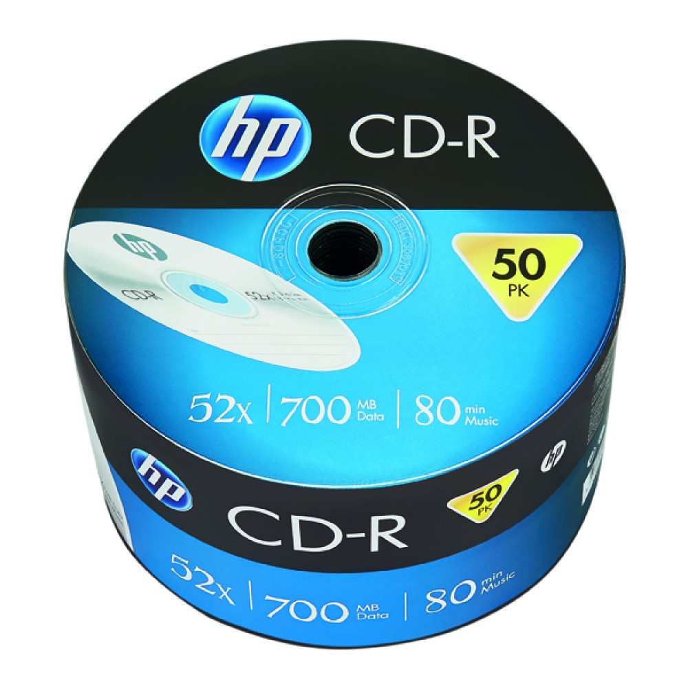 HP CD-R 52X 700MB Wrap (50 Pack) 69300