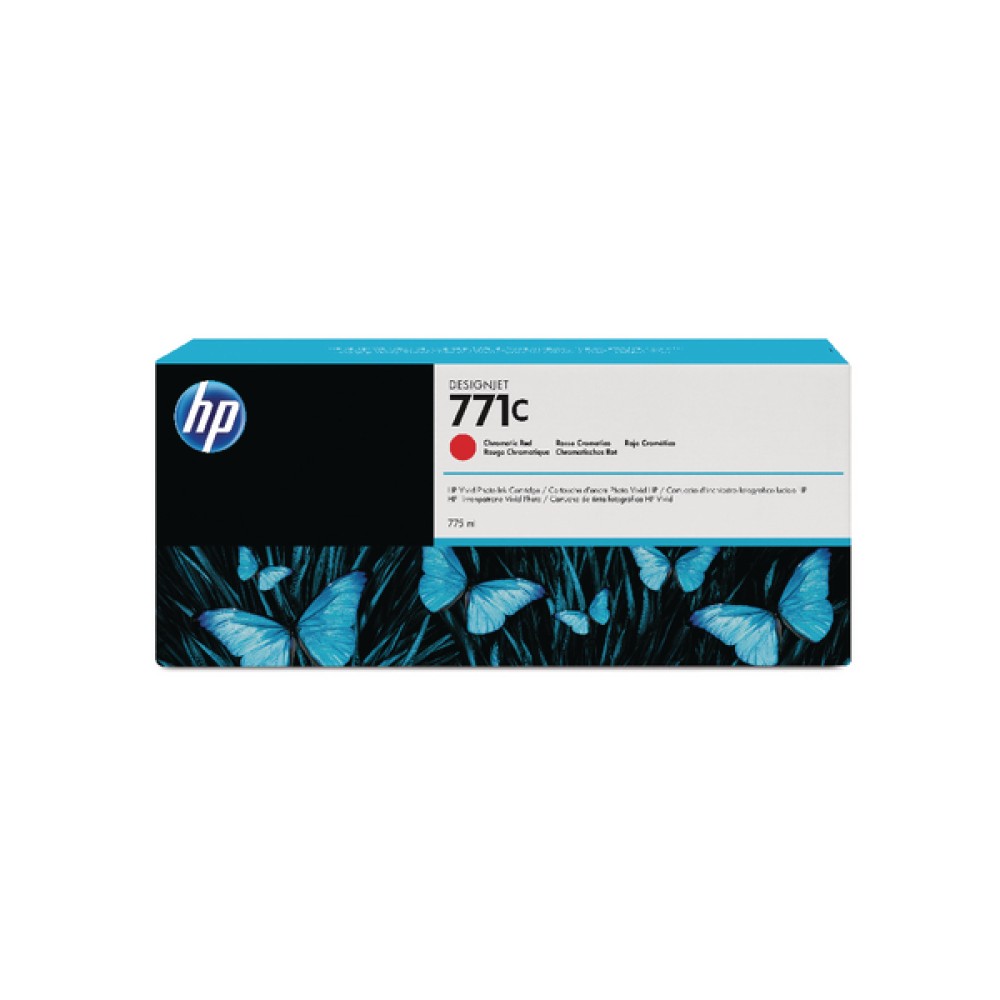 HP 771C Chromatic Red Designjet Ink Cartridge B6Y08A
