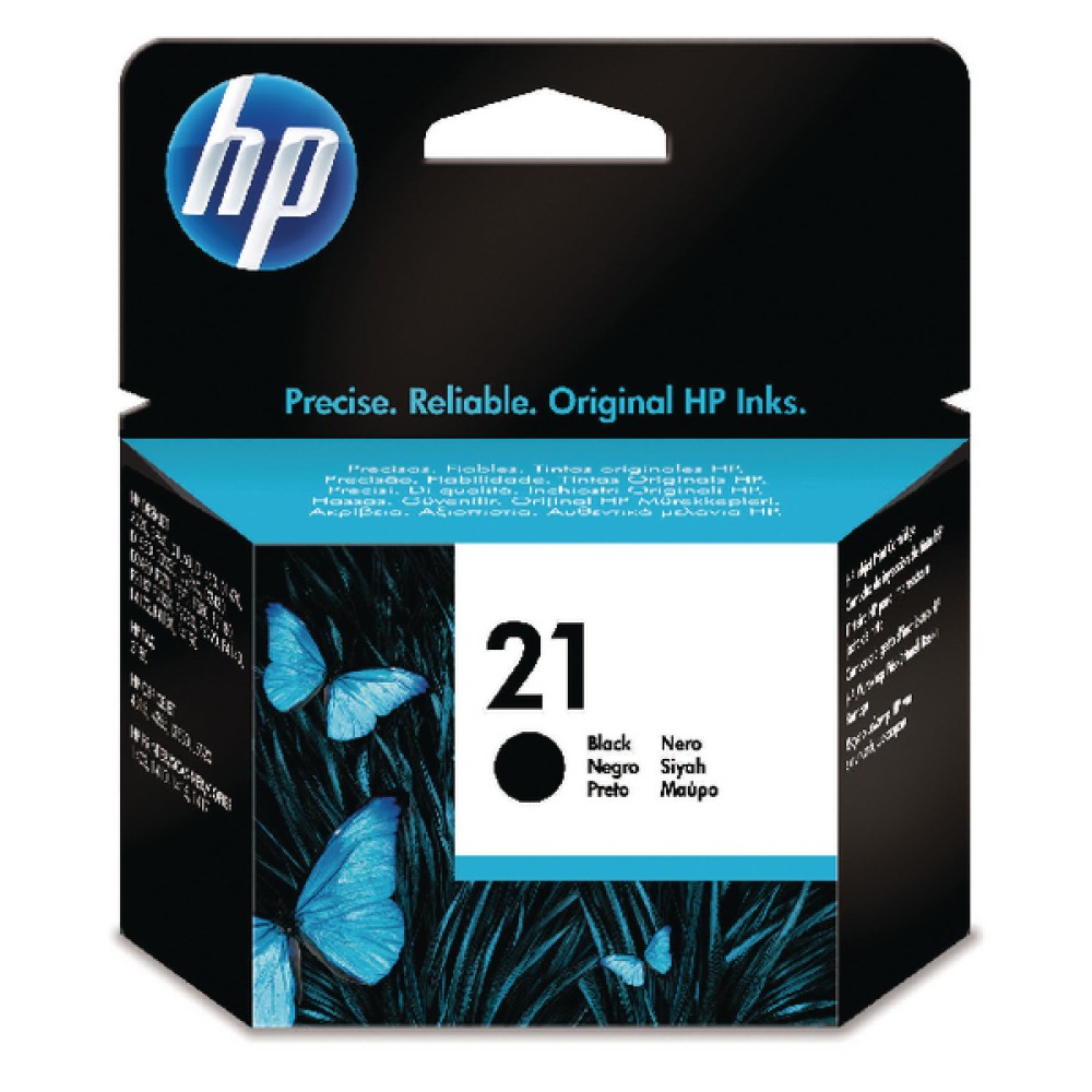 HP 21 Black Inkjet Cartridge 5ml C9351AE