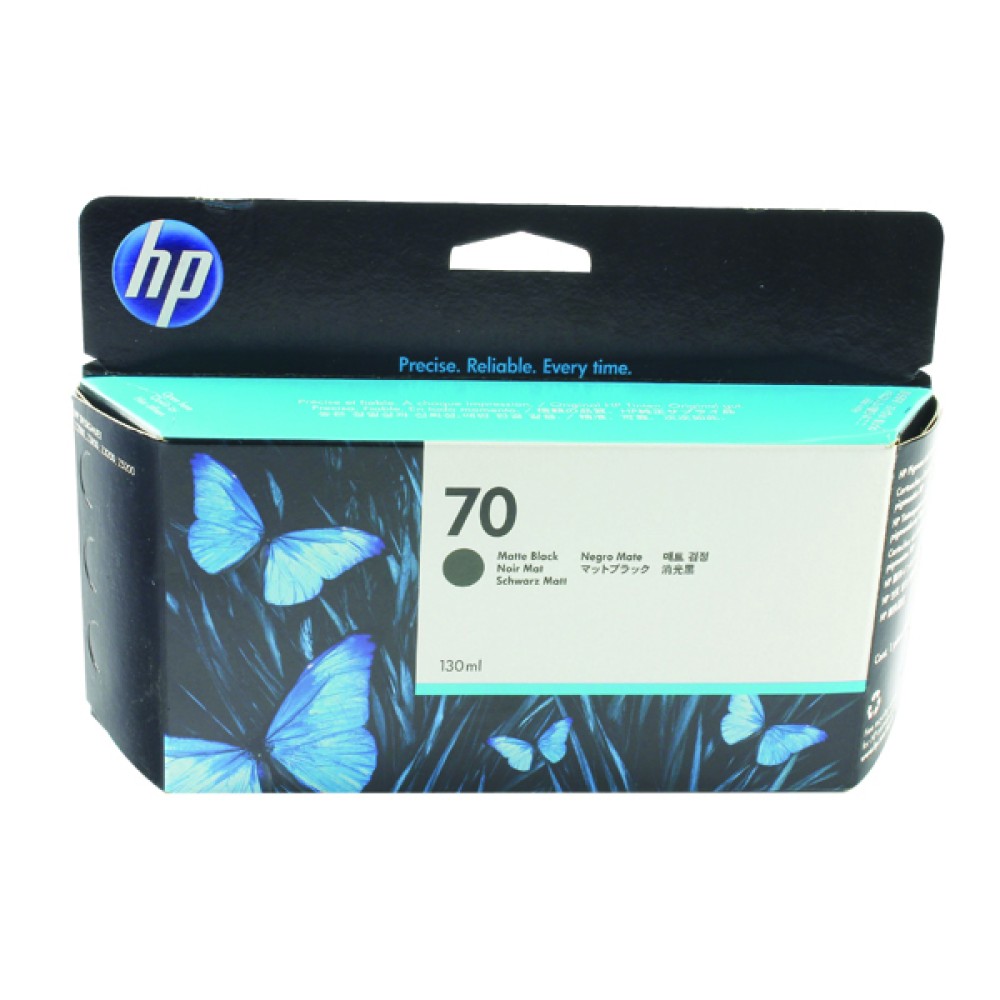 HP 70 Black Inkjet Cartridge C9448A