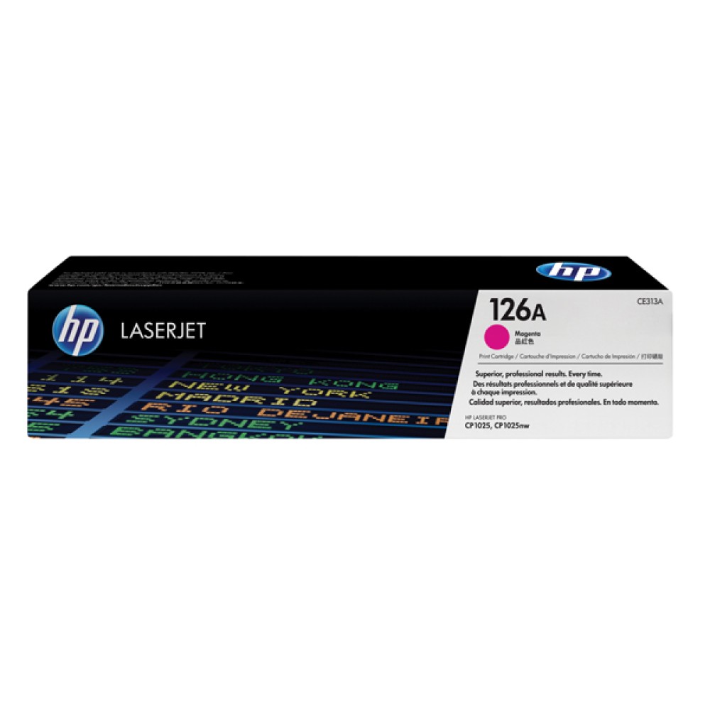 HP 126A Colour LaserJet Toner Cartridge 126A Magenta CE313A