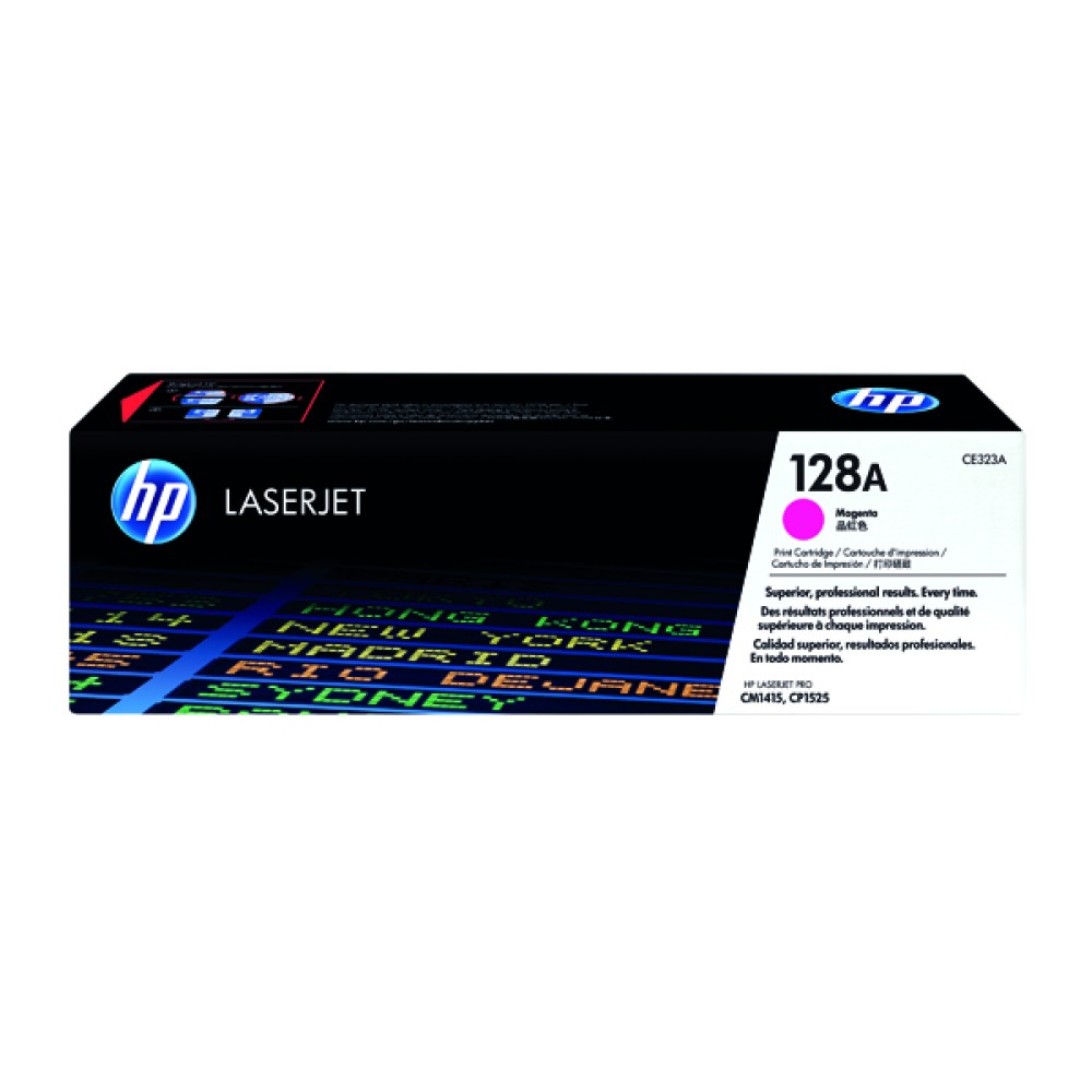 HP 128A Magenta LaserJet Toner Cartridge CE323A