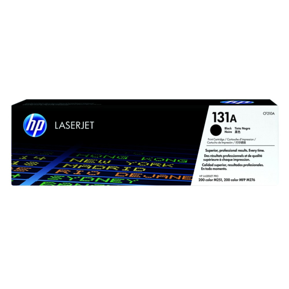 HP 131A Black Laserjet Toner Cartridge CF210A