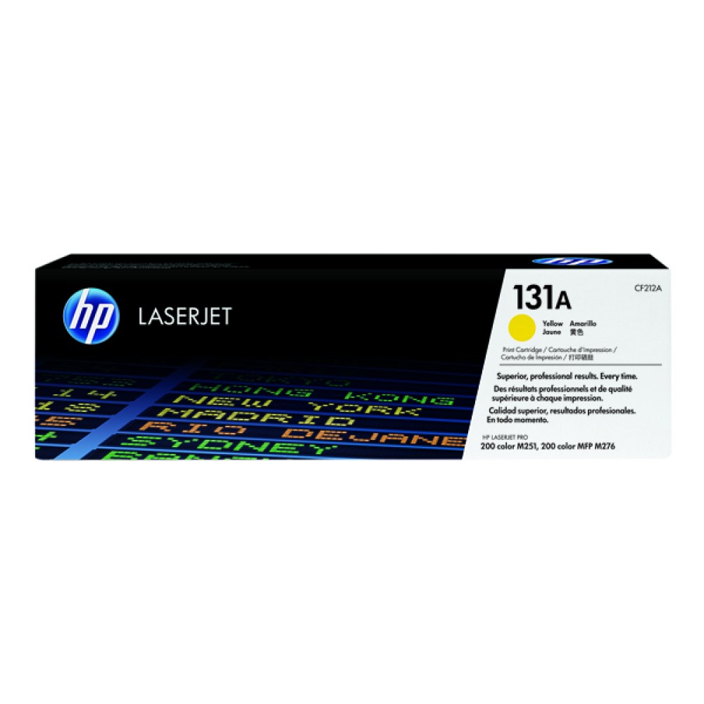 HP 131A Yellow LaserJet Toner Cartridge CF212A