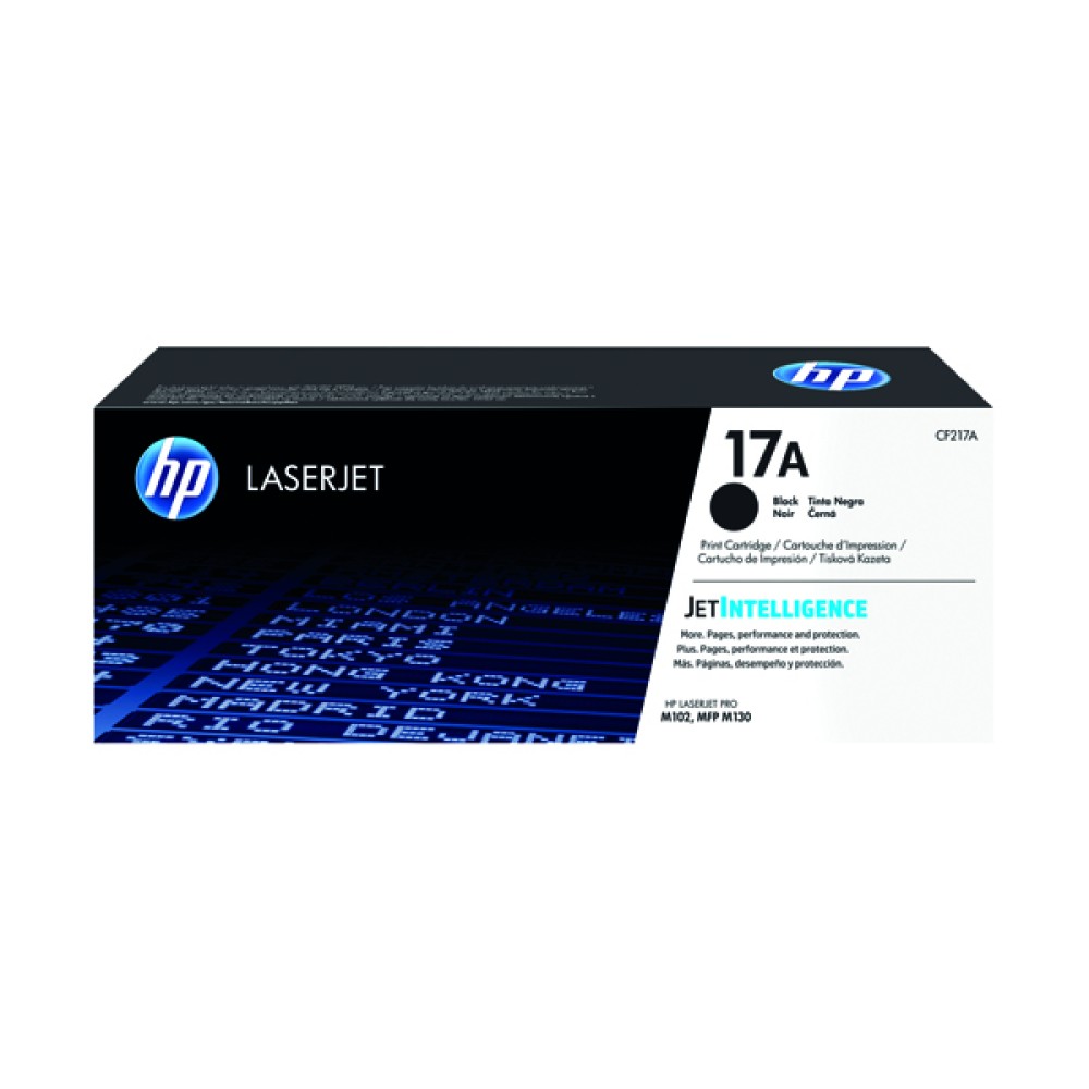 HP 17A Original Black LaserJet Toner Cartridge CF217A