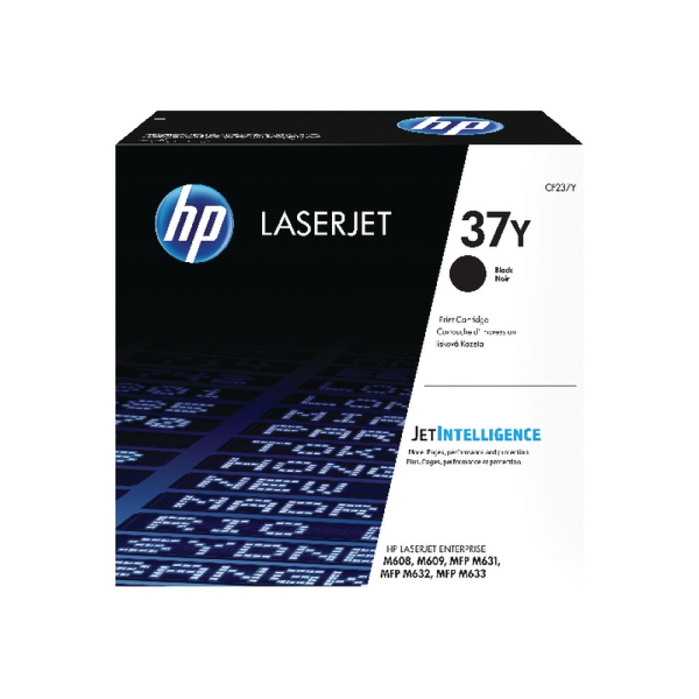 HP 37Y Extra High Yield Black Original LaserJet Toner Cartridge CF237Y