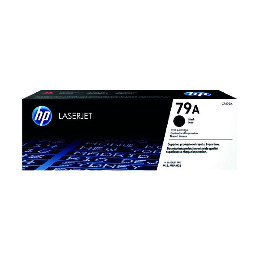 HP 79A Original Black LaserJet Toner Cartridge CF279A