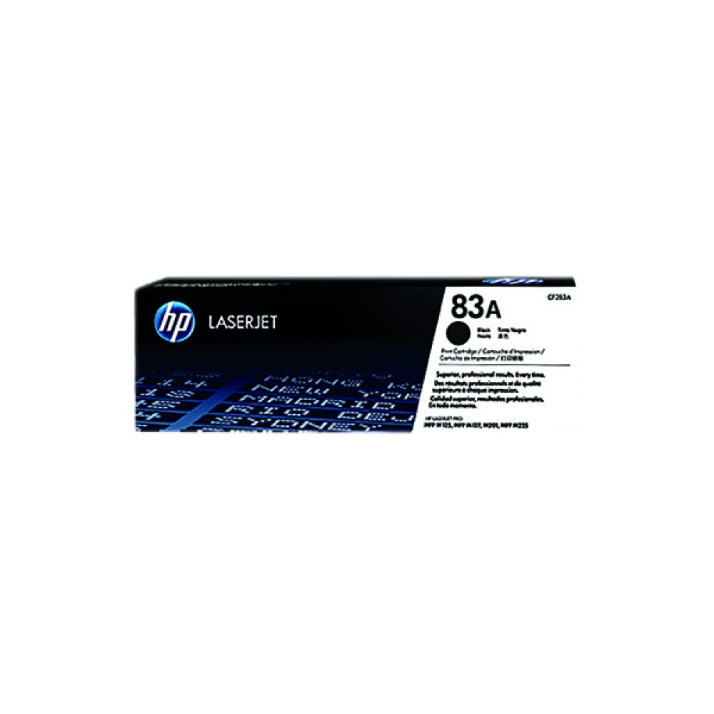 HP 83A Black LaserJet Toner Cartridge CF283A