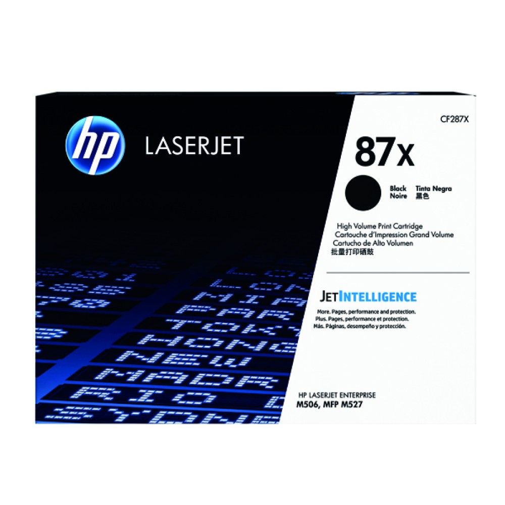 HP 87X High Yield Black Original LaserJet Toner Cartridge CF287X