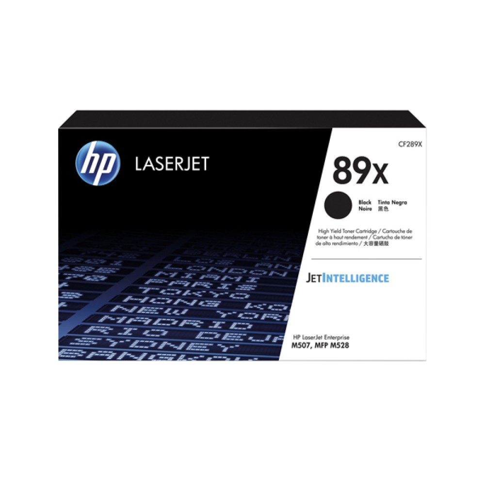 HP 89X Black LaserJet Toner Cartridge CF289X