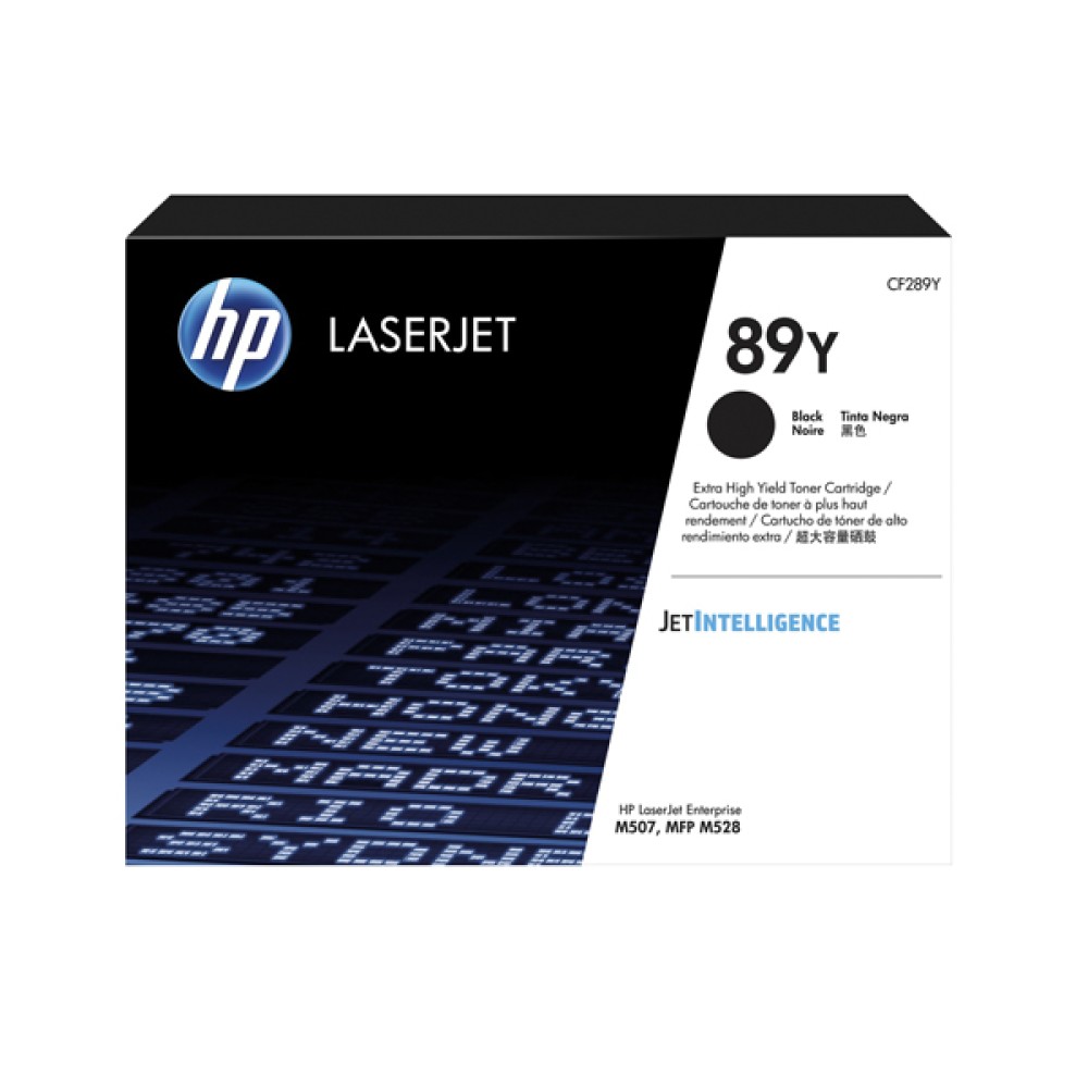 HP 89Y Black LaserJet Toner Cartridge CF289Y