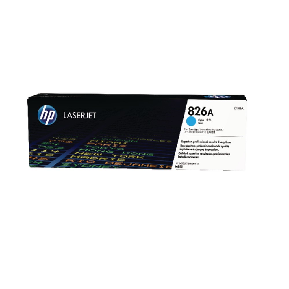 HP826A Cyan Laserjet Toner Cartridge CF311A