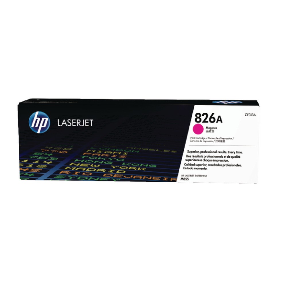 HP 826A Magenta LaserJet Toner Cartridge CF313A