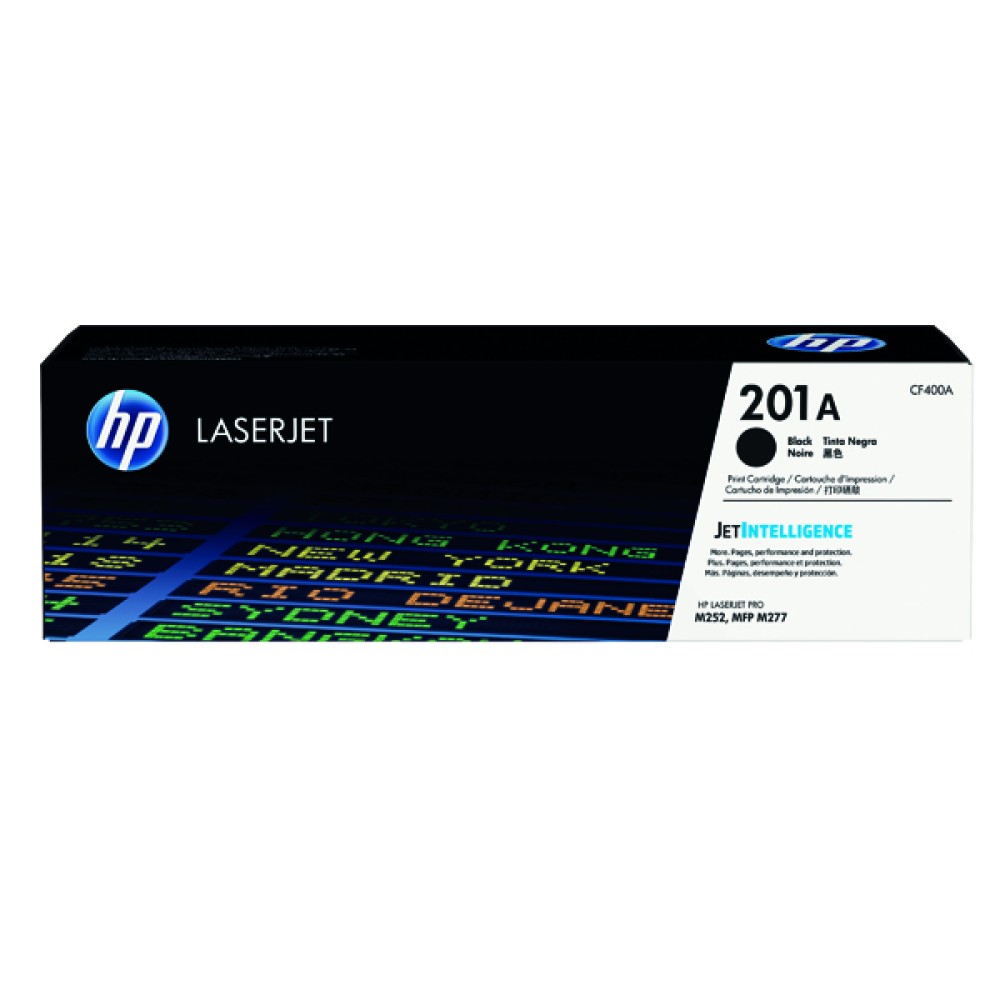 HP 201A Black LaserJet Toner Cartridge CF400A