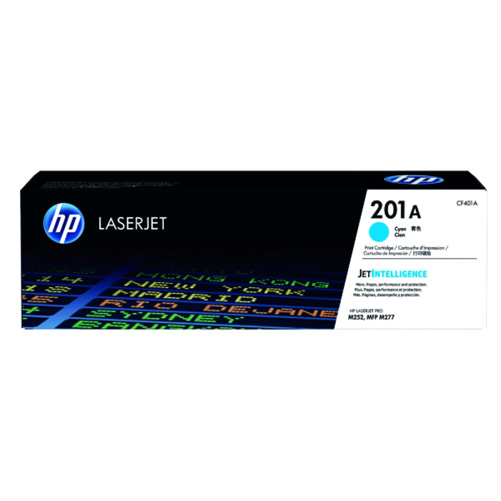 HP 201A Cyan LaserJet Toner Cartridge CF401A