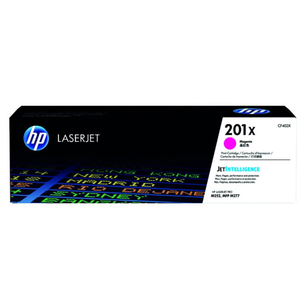 HP 201X Magenta LaserJet High Yield Toner Cartridge CF403X