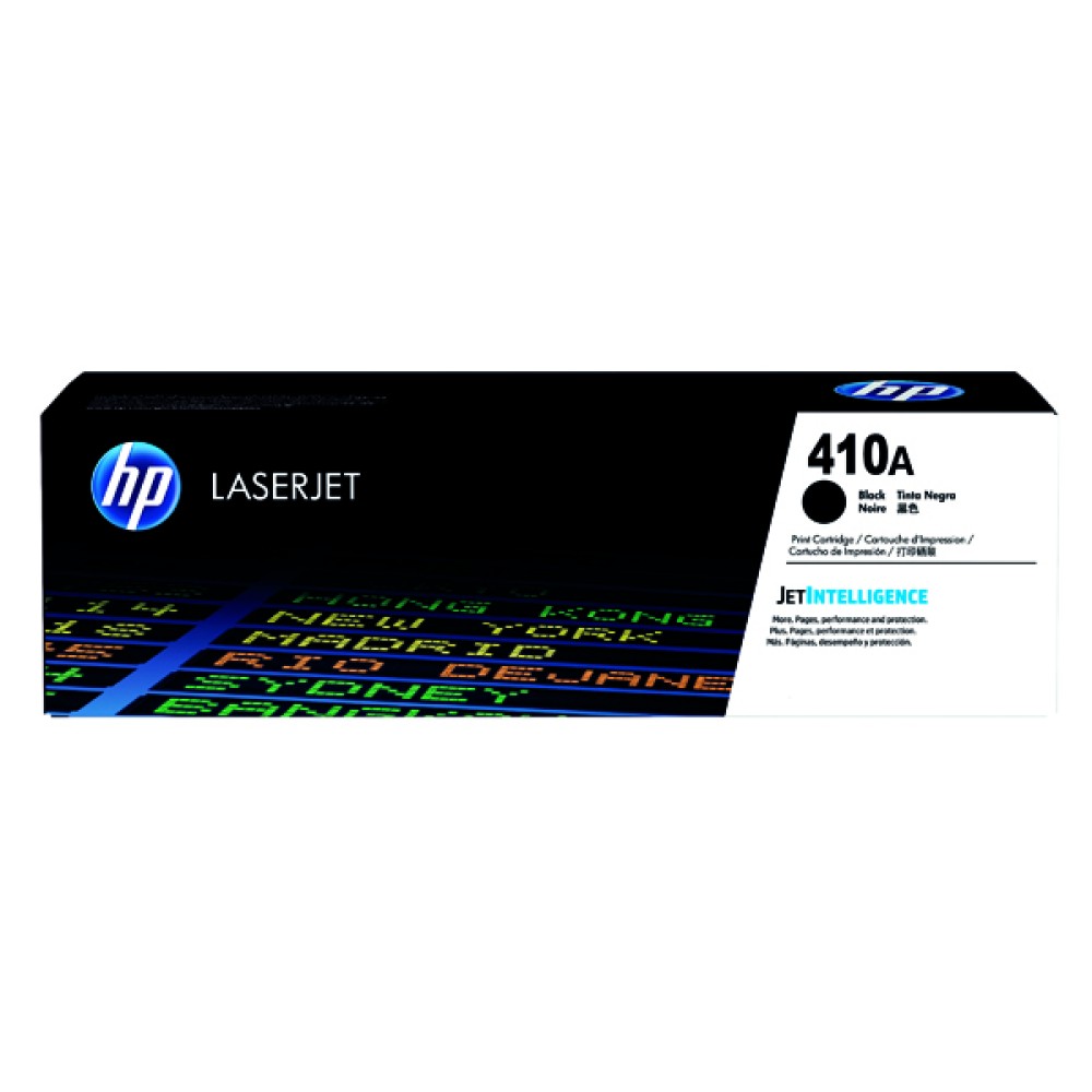 HP 410A Black LaserJet Toner Cartridge CF410A