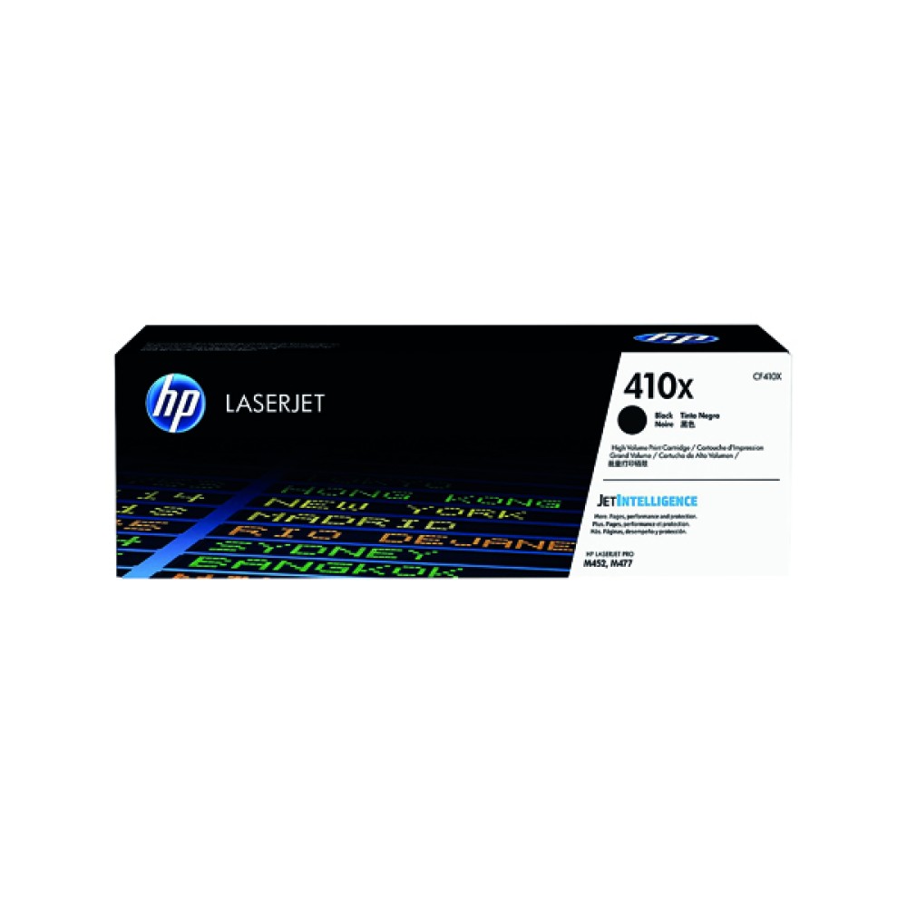 HP 410X High Yield Black Original LaserJet Toner Cartridge CF410X