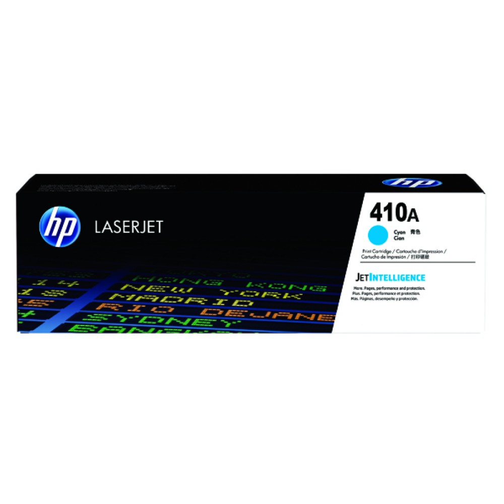 HP 410A Cyan LaserJet Toner Cartridge CF411A