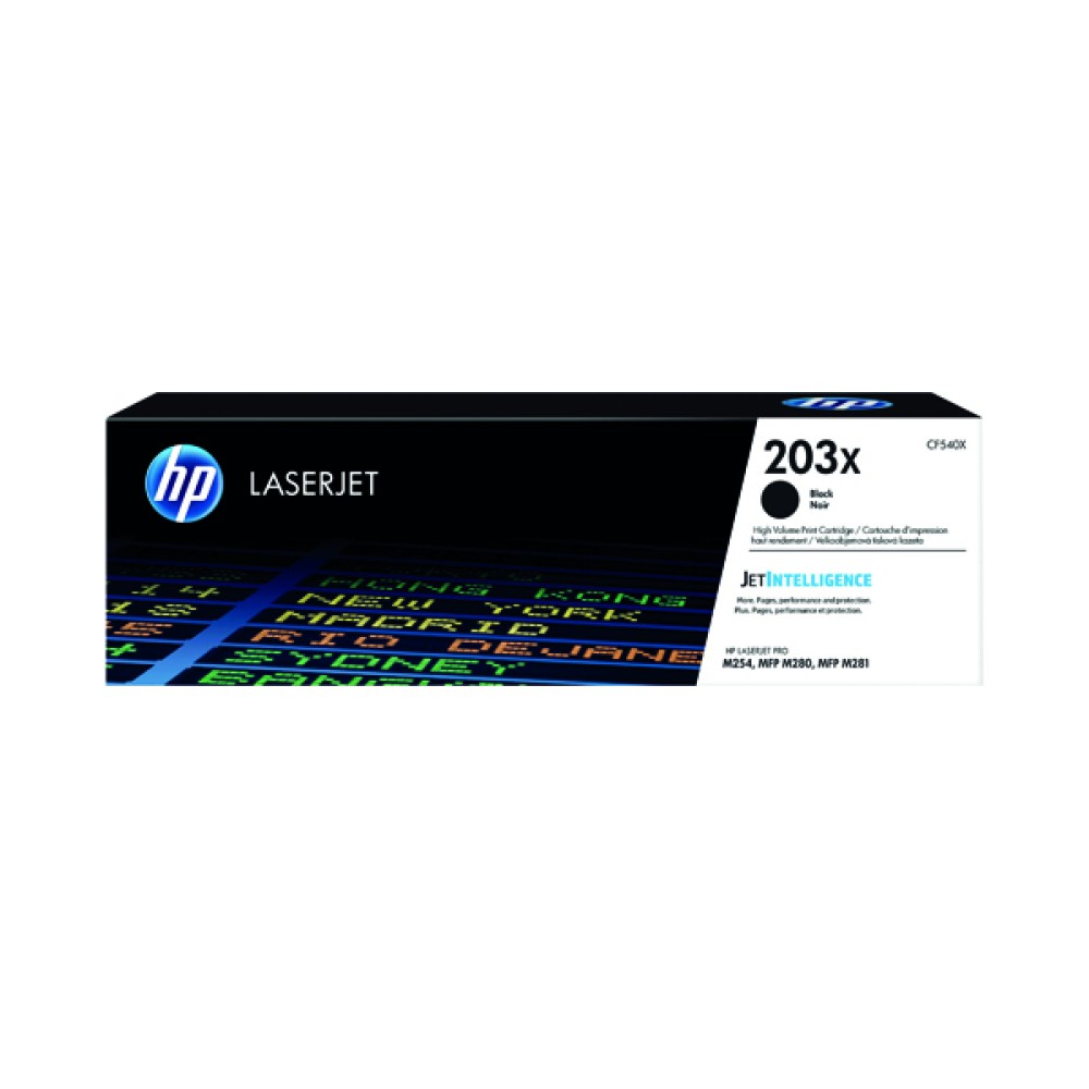 HP 203X Original Black LaserJet Toner Cartridge CF540X