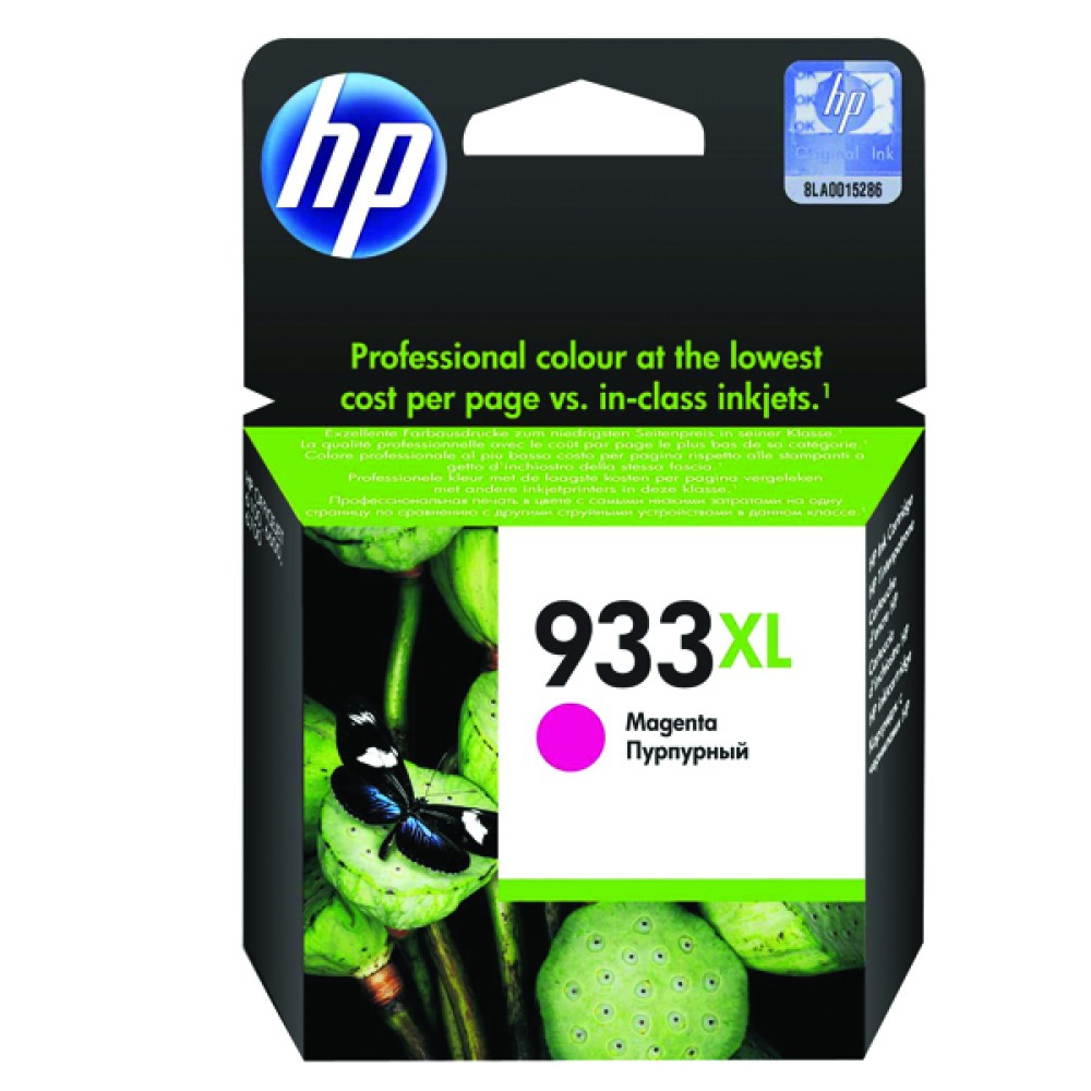 HP 933XL Magenta Officejet Inkjet Cartridge CN055AE