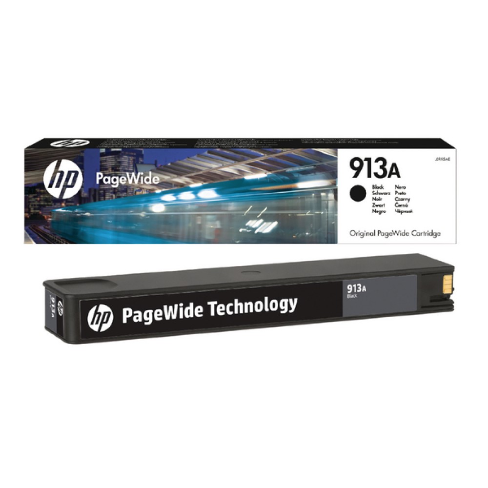 HP 913A Black PageWide Inkjet Cartridge L0R95AE