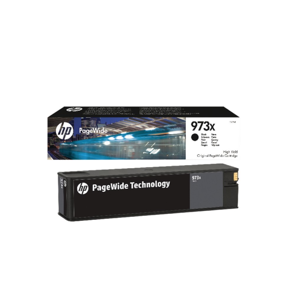 HP 973X Black PageWide Inkjet High Yield Cartridge L0S07AE