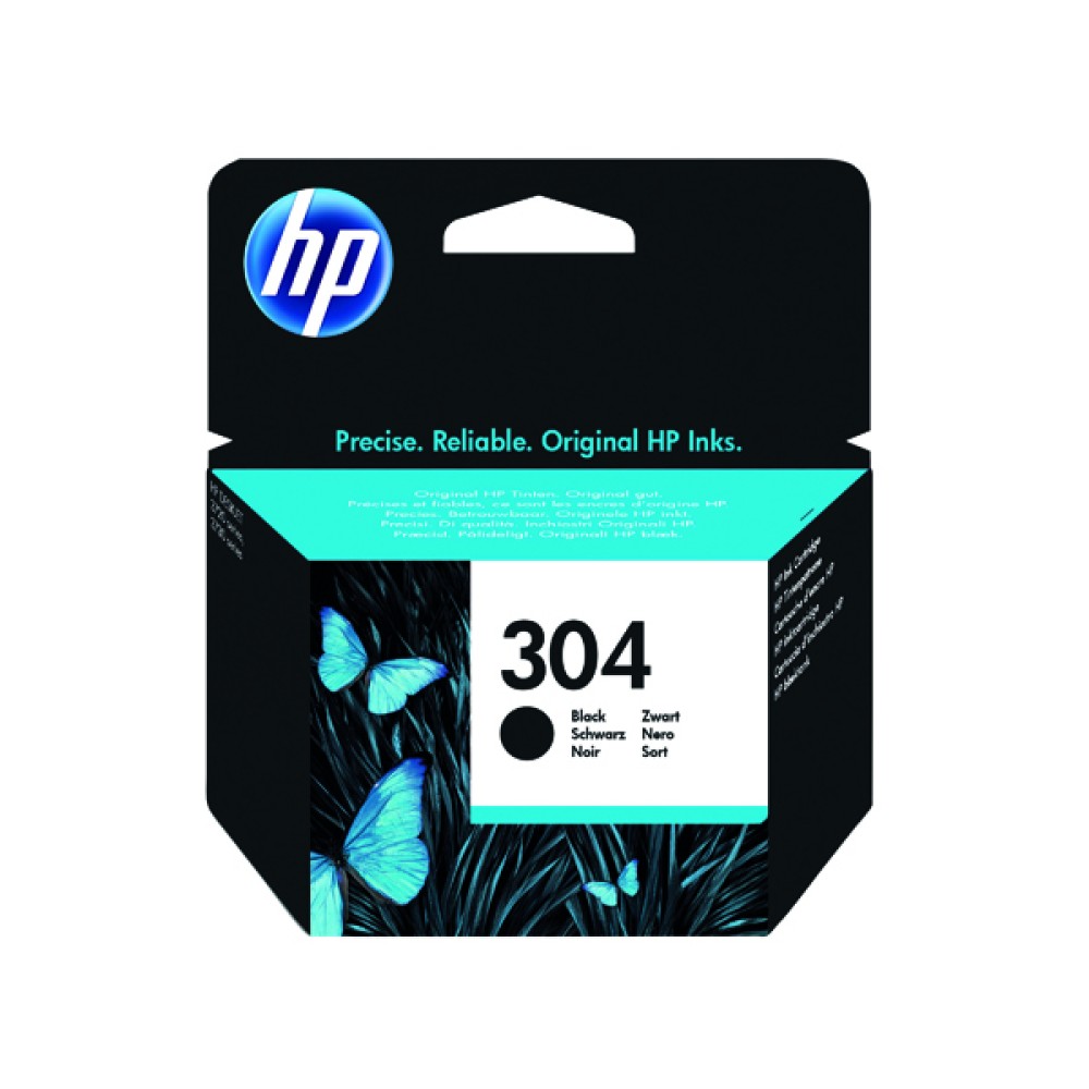 HP 304 Black Ink Cartridge N9K06AE