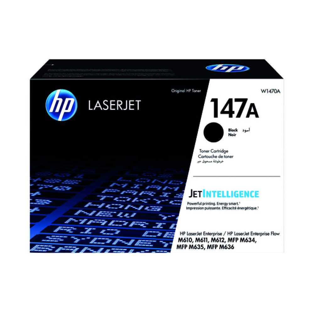 HP 147A Laserjet Toner Cartridge Black W1470A