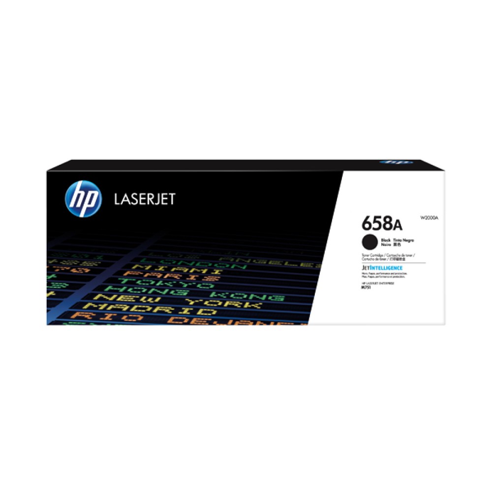 HP 658X LaserJet Toner Cartridge Black W2000X