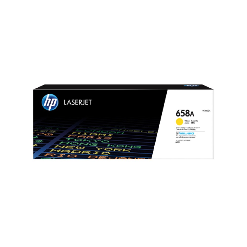 HP 658A LaserJet Toner Cartridge Yellow W2002A