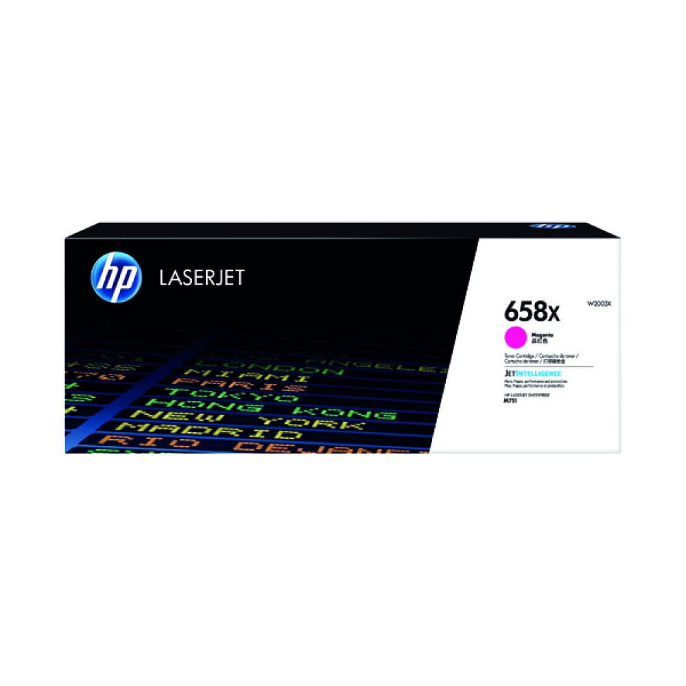 HP 658X LaserJet Toner Cartridge Magenta W2003X