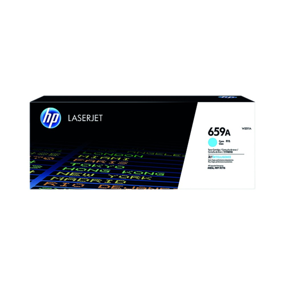 HP 659A Original LaserJet Toner Cartridge Cyan W2011A