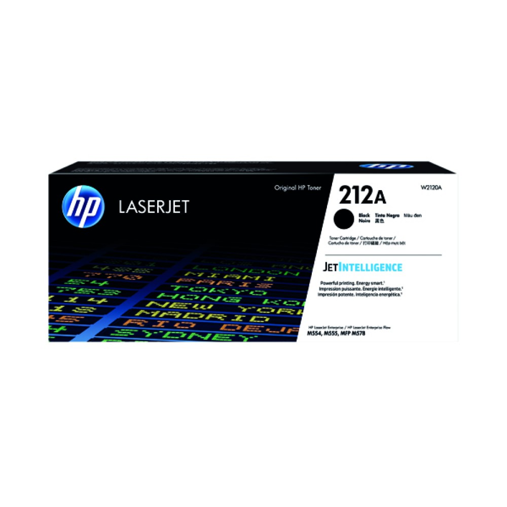 HP 212A Black Laserjet Toner Cartridge W2120A