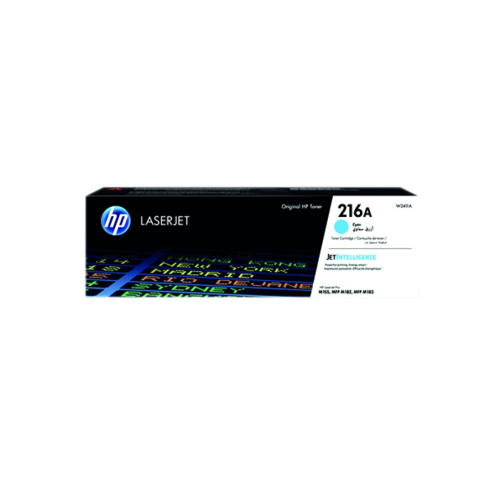 HP 216A LaserJet Toner Cartridge Cyan W2411A