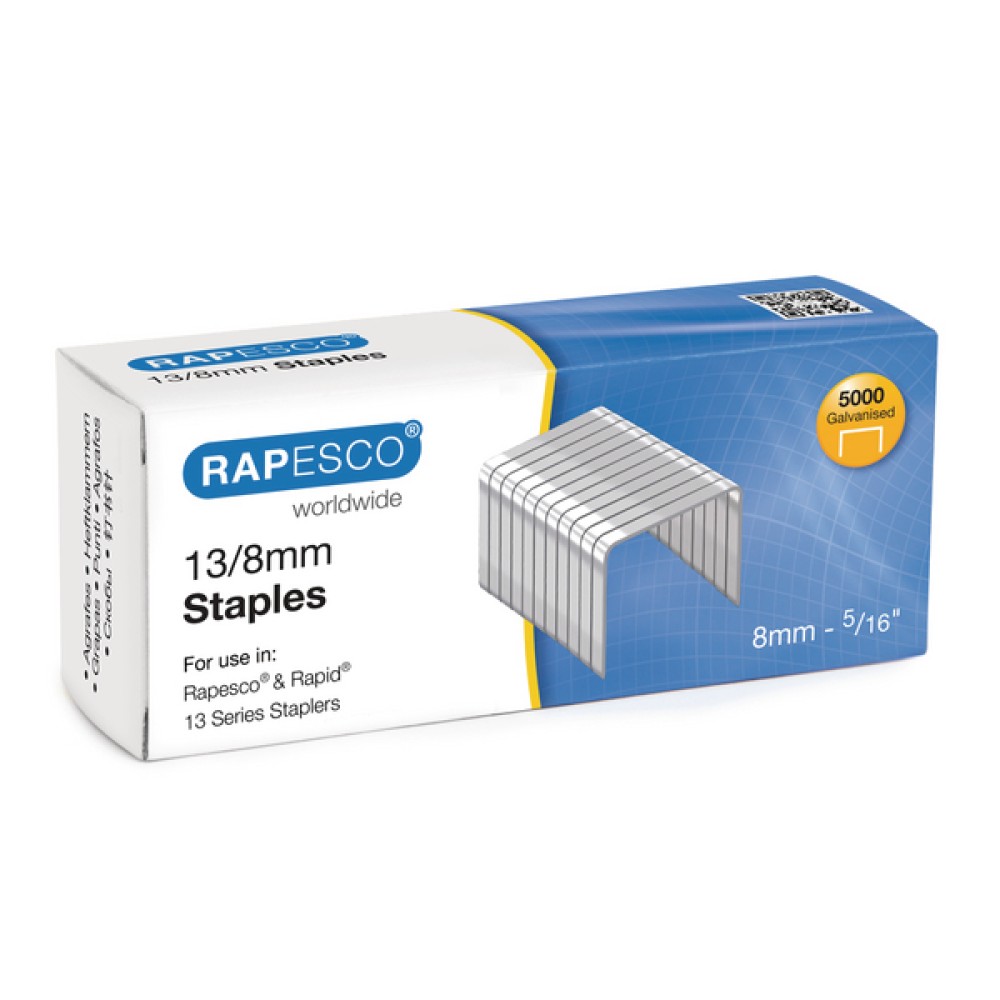 Rapesco 13/8mm Staples (5000 Pack) S13080Z3