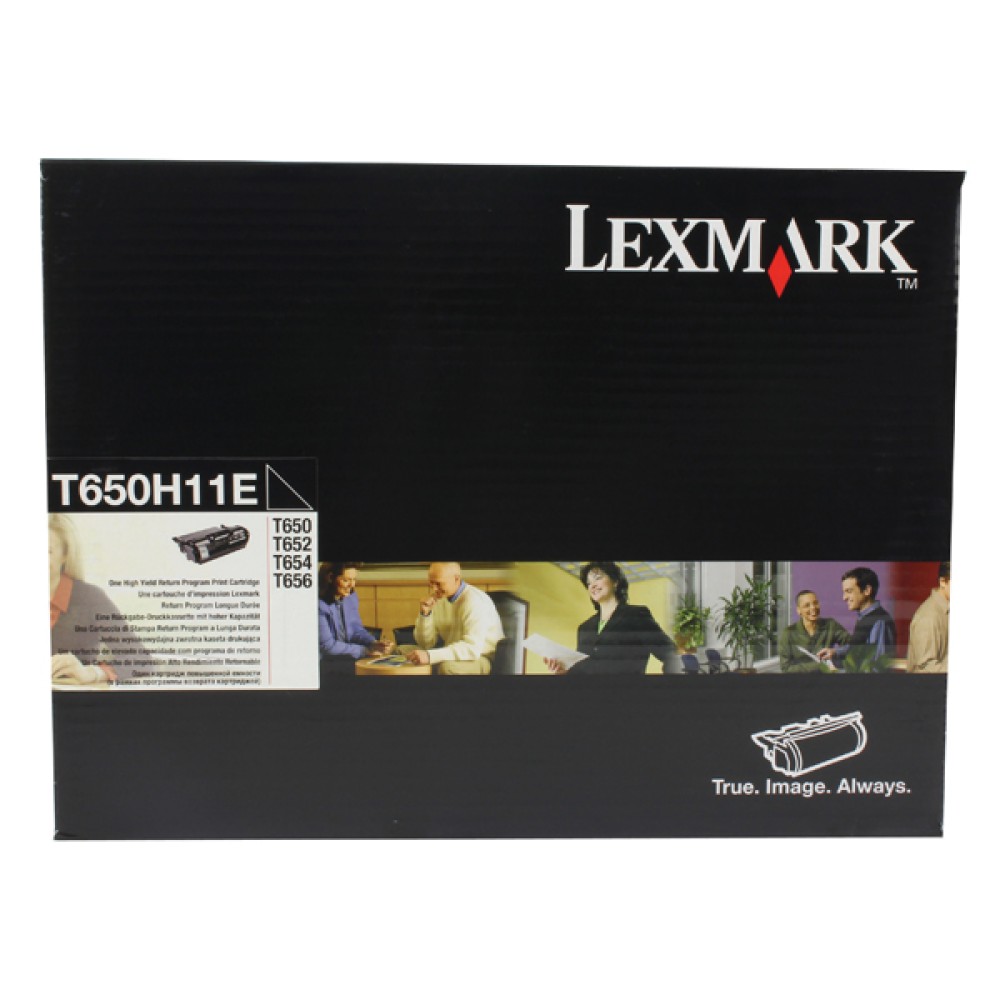 Lexmark Black High Yield Toner Cartridge T650H11E