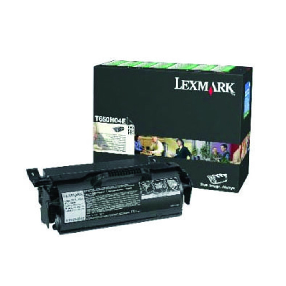 Lexmark Black Return Program Toner Cartridge High Yield T650H04E