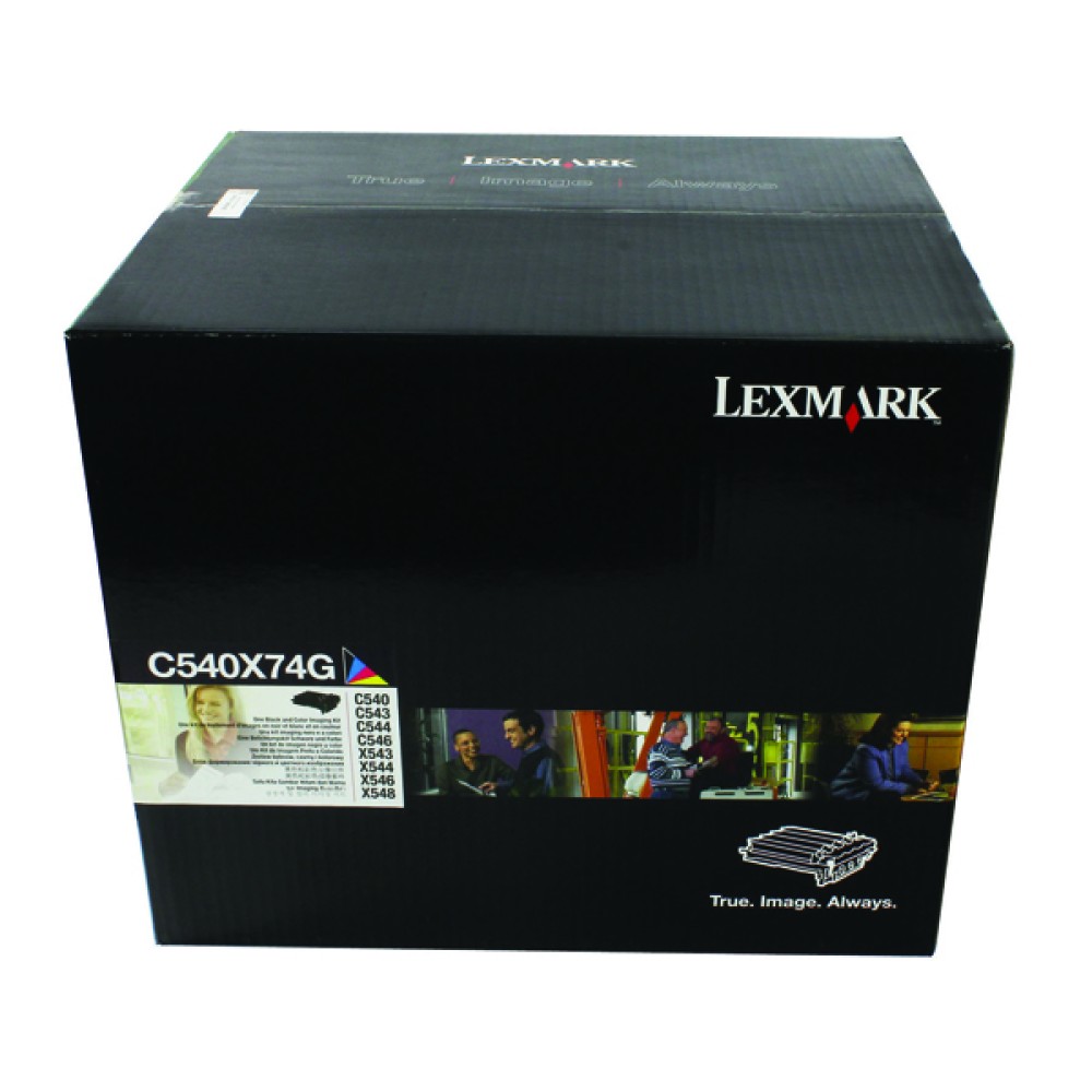 Lexmark Black/Colour C540 Imaging Kit (4 Pack) C540X74G