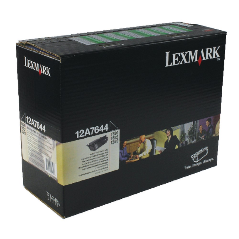 Lexmark Black 12A7644 Corporate High Yield Toner Cartridge