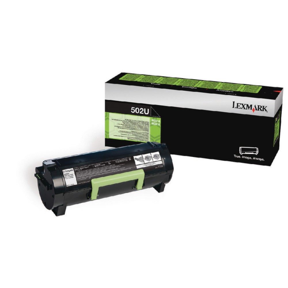 Lexmark 502U Black Toner Cartridge Ultra High Yield 50F2U00